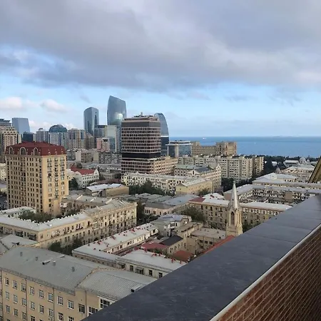 10 Out Of 10 Vip Sea View Apartment With Terrace Baku Exterior photo